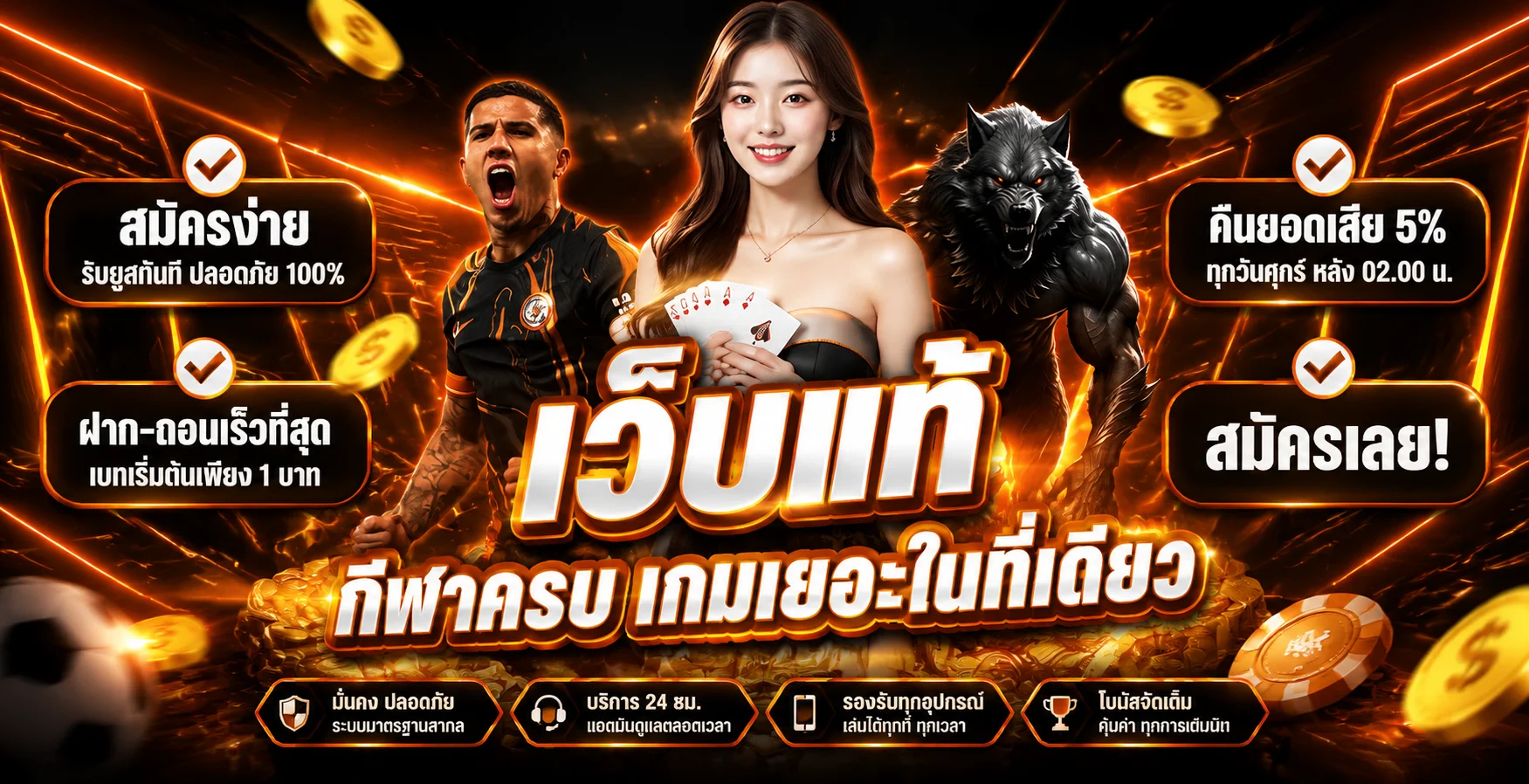BWIN ไทย | คาสิโนออนไลน์ สล็อต บาคาร่า ฝากถอนออโต้